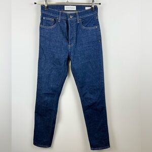 Denim Forum Yoko High Rise Slim Jeans Dark Wash Size 25